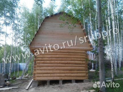 Сруб бани