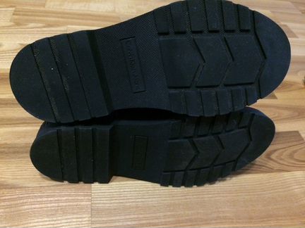 Ботинки calvin klein jeans кож. разнопарки 36/35