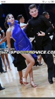 Платье латина Ю1 (ртс) Ю-2