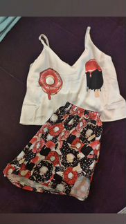 Пижамка женская авокадо