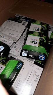 Оригинальный картридж Hp 123xl цветной
