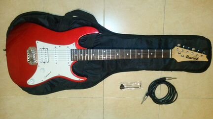 Электрогитара Ibanez+комбик+чехол+кабель